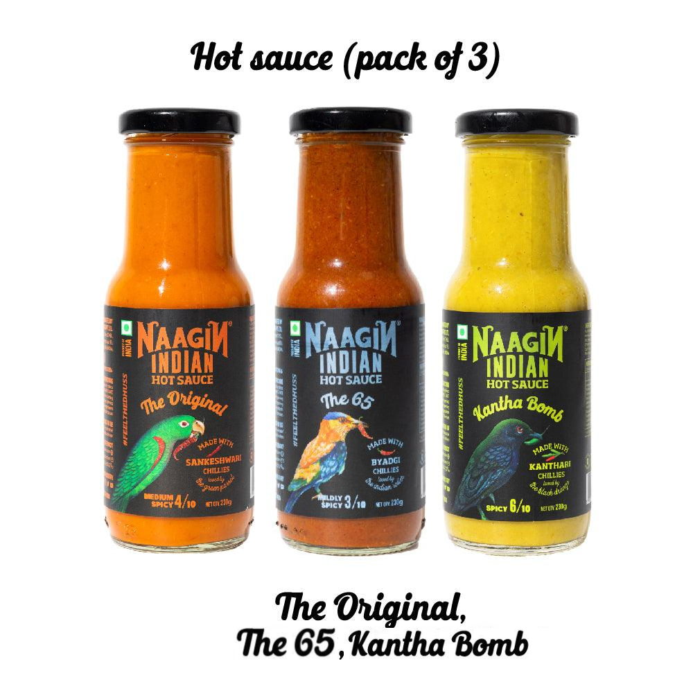 Hot Sauce (Pack of 3)